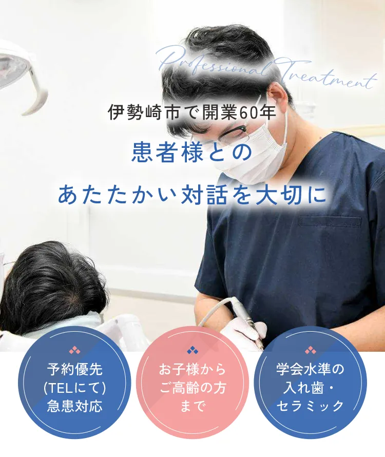伊勢崎市で開業60年患者様とのあたたかい対話を大切に